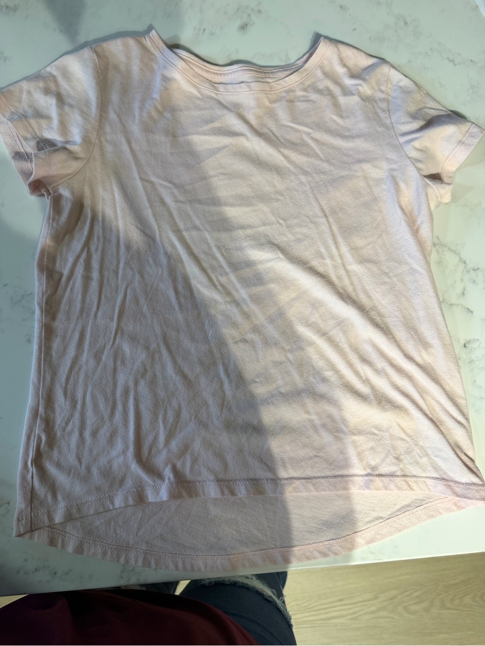 Old Navy Pale Pink Short Sleeve Crew Tee